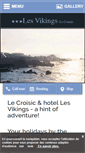 Mobile Screenshot of hotel-les-vikings.com